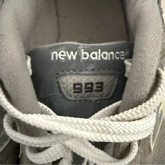 New Balance 993 Made in USA Gray Suede Mesh Sneakers Women’s 7 - Picture 4 of 9